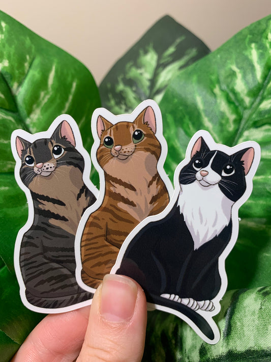 Tabby Cat Sticker