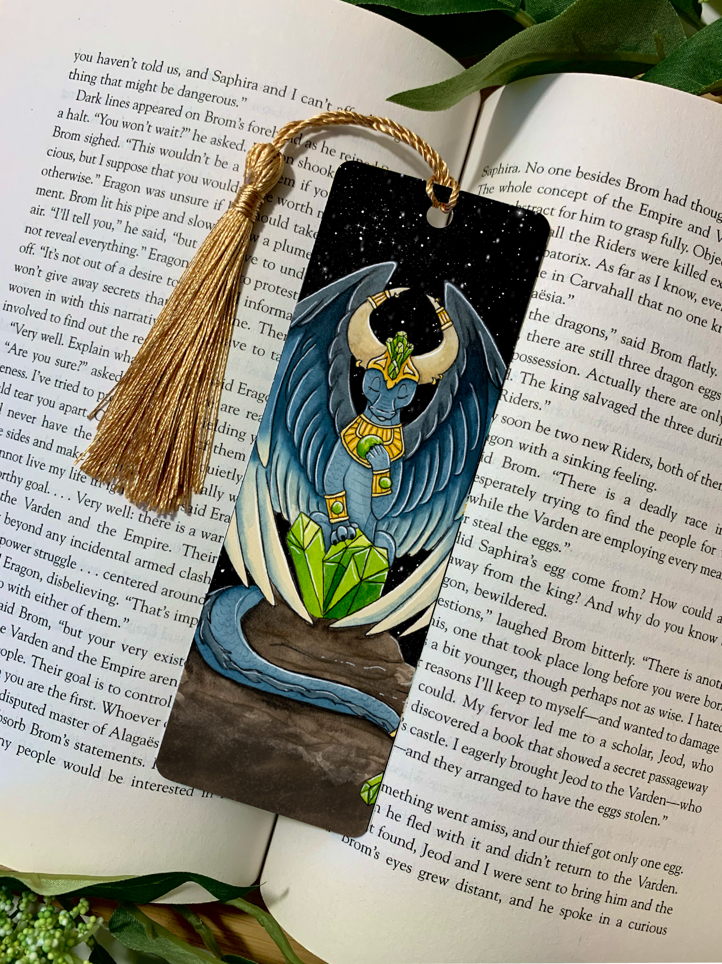 Peridot Dragon Bookmark
