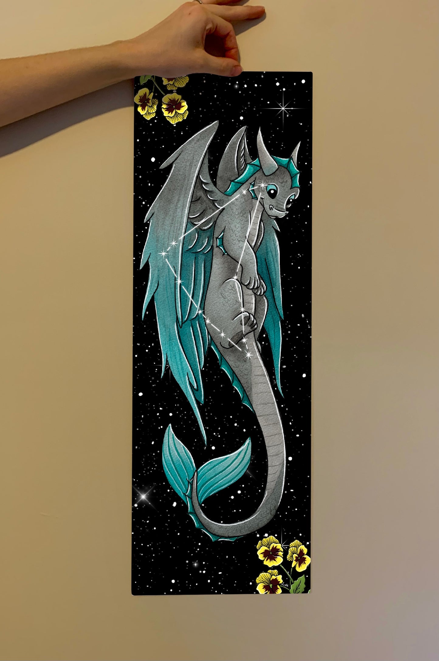 Zodiac Dragon Print: Capricorn