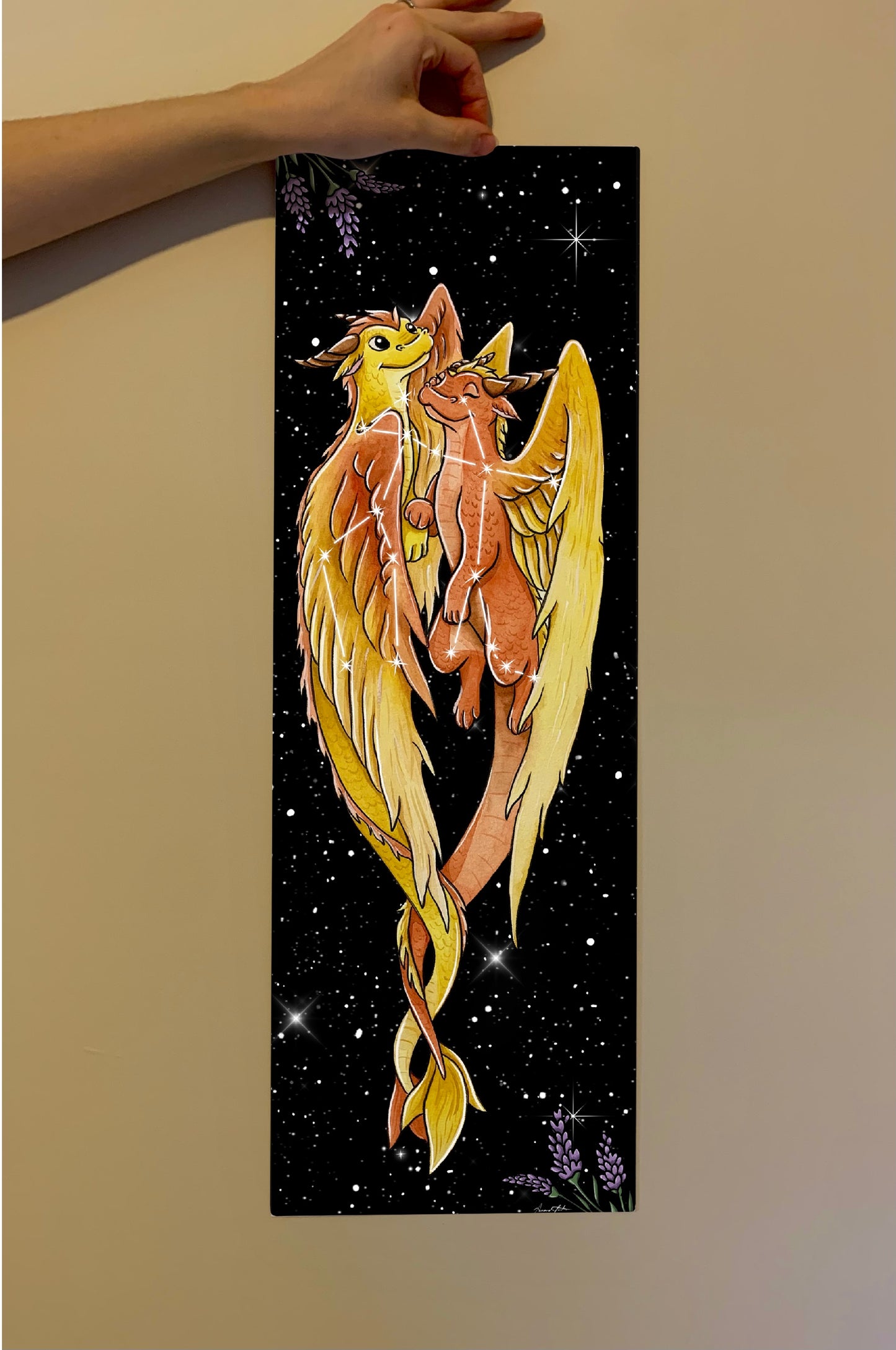 Zodiac Dragon Print: Gemini