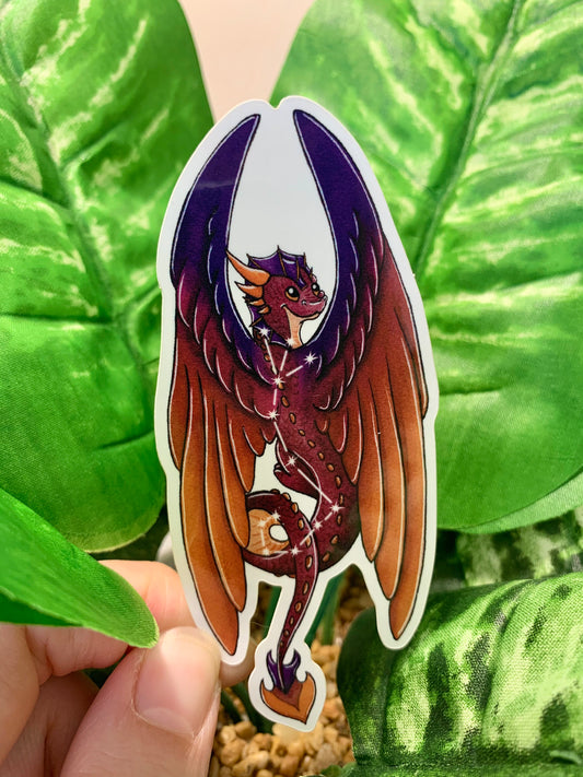 Zodiac Dragon Sticker: Scorpio