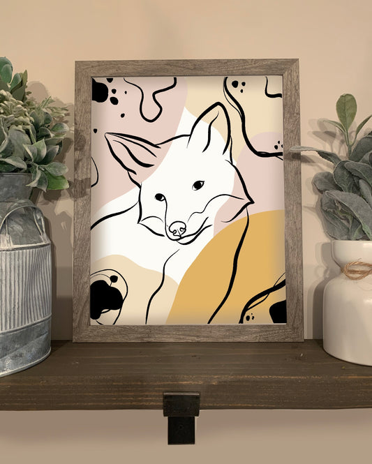 Boho Fox Print