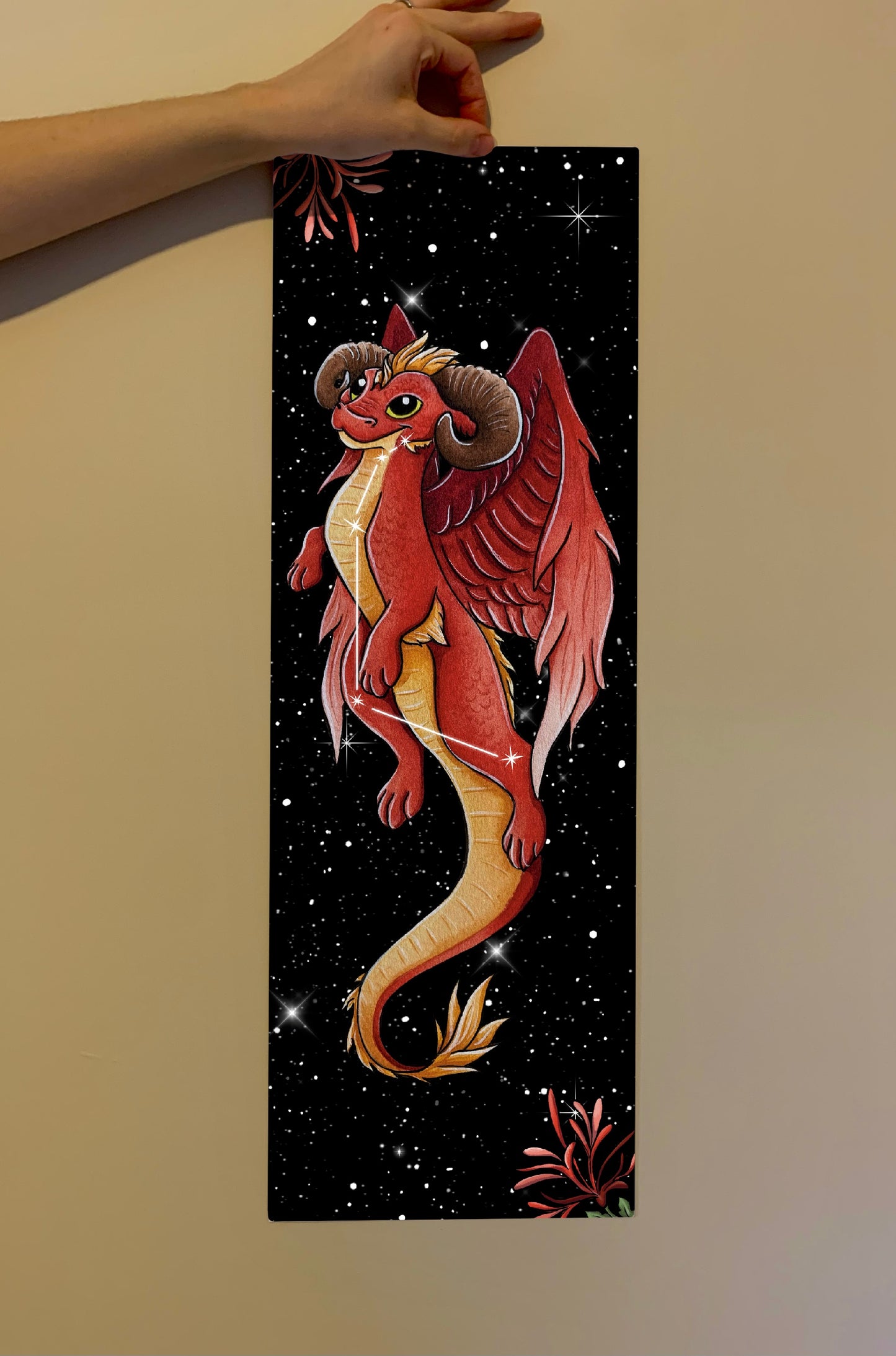 Zodiac Dragon Print: Aries