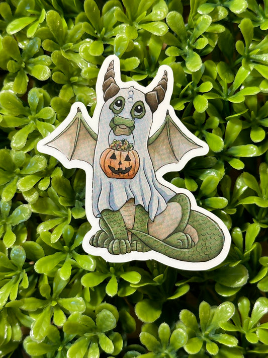 Ghost Dragon Sticker