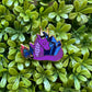 Sapphire Dragon Enamel Pin