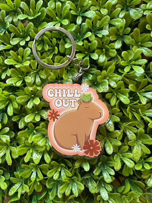Chill Out Keychain