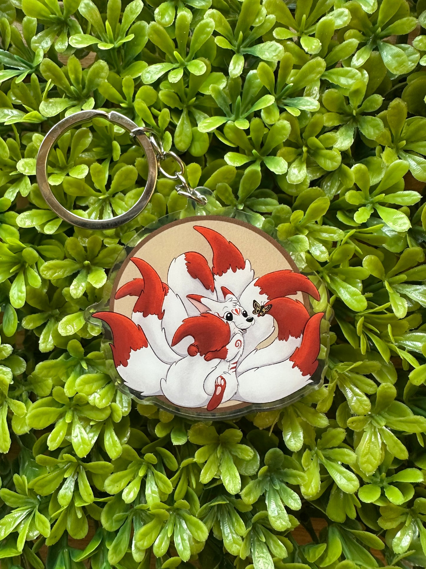 Kitsune Keychain
