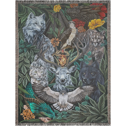 Creatures of Erilea Woven Blanket/Tapestry