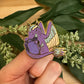 Amethyst Dragon Enamel Pin