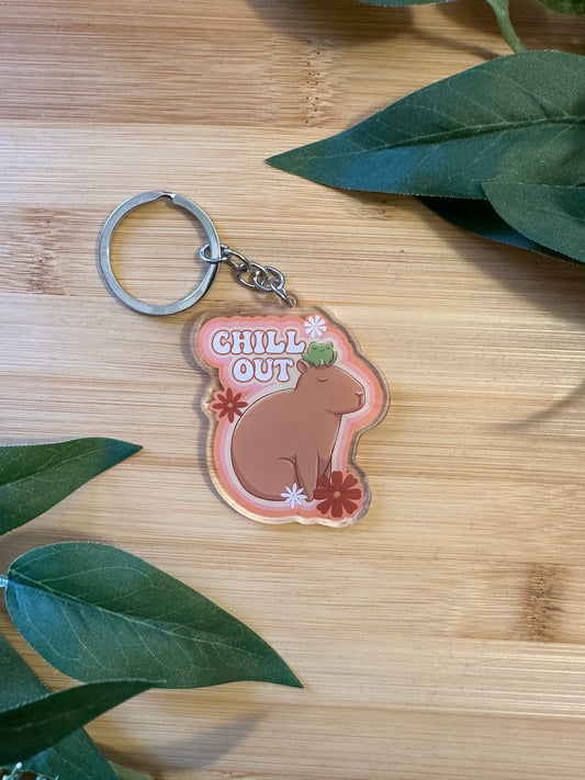 Chill Out Keychain