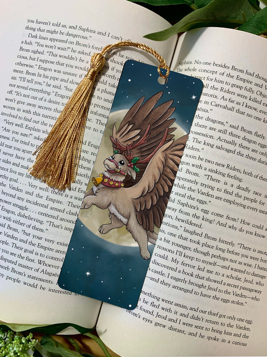 Reindeer Dragon Bookmark