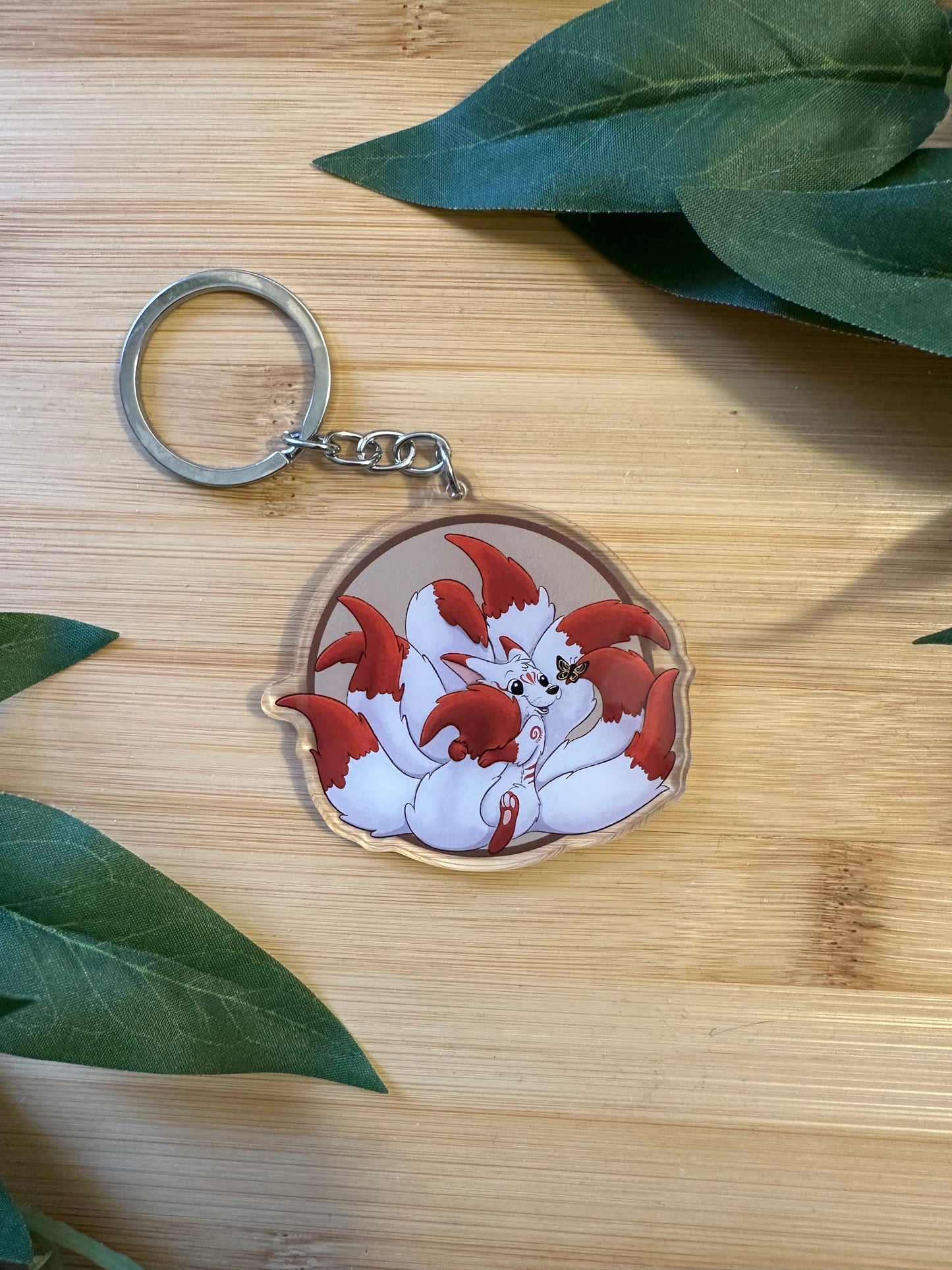 Kitsune Keychain