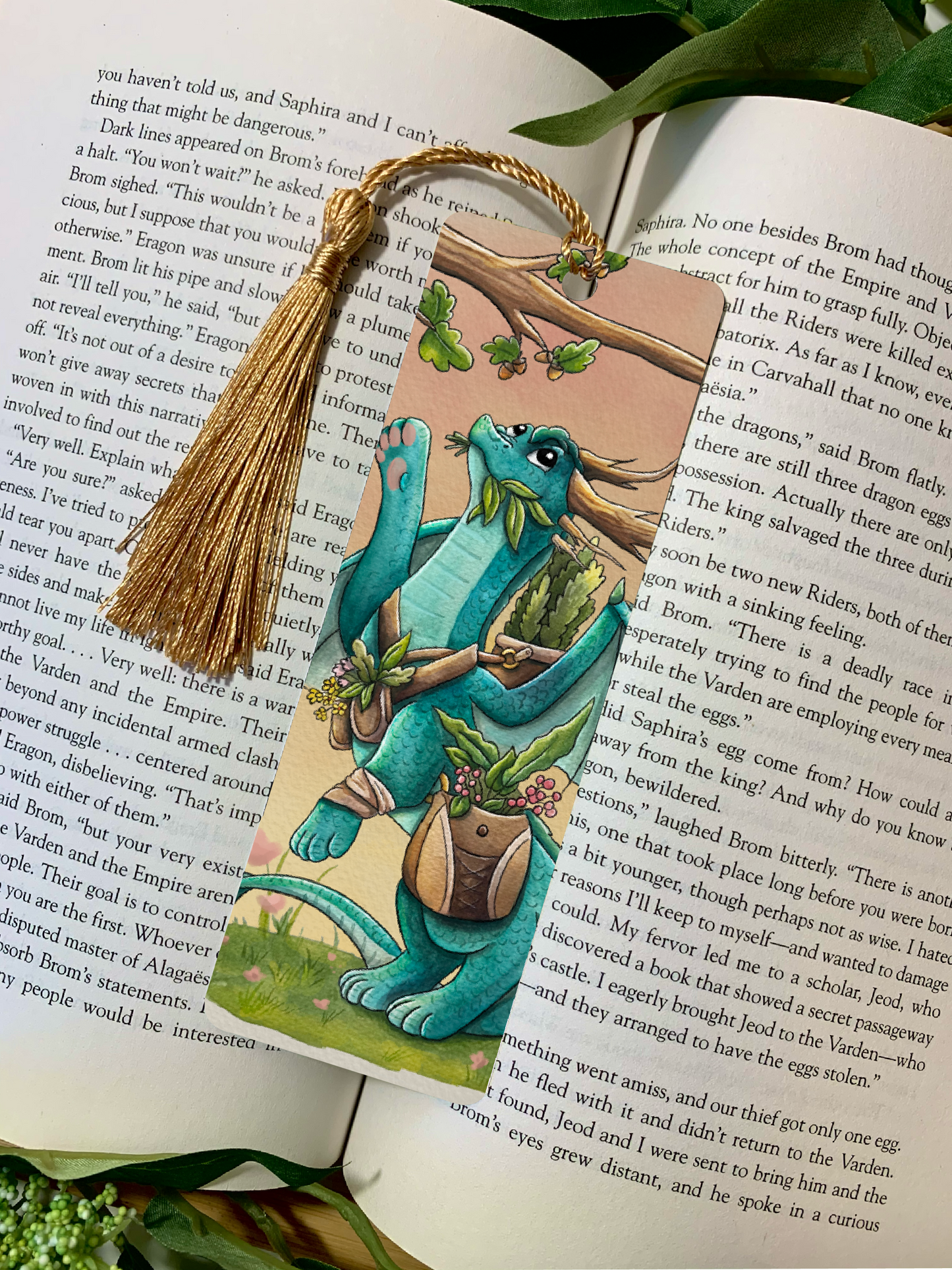 Fern the Forager Dragon Bookmark