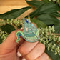 Aquamarine Dragon Enamel Pin