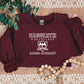 Embroidered Basgiath War College Unisex Sweatshirt with White Lettering No Back