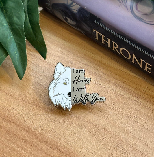 I Am With You Enamel Pin