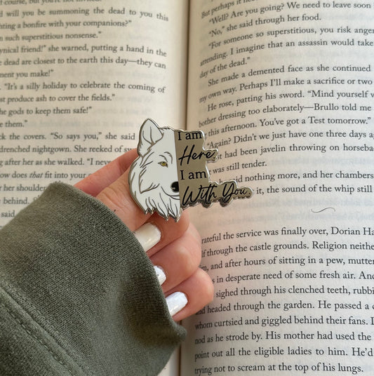 I Am With You Enamel Pin