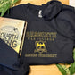 Embroidered Basgiath War College Sweatshirt with Gold Lettering No Back