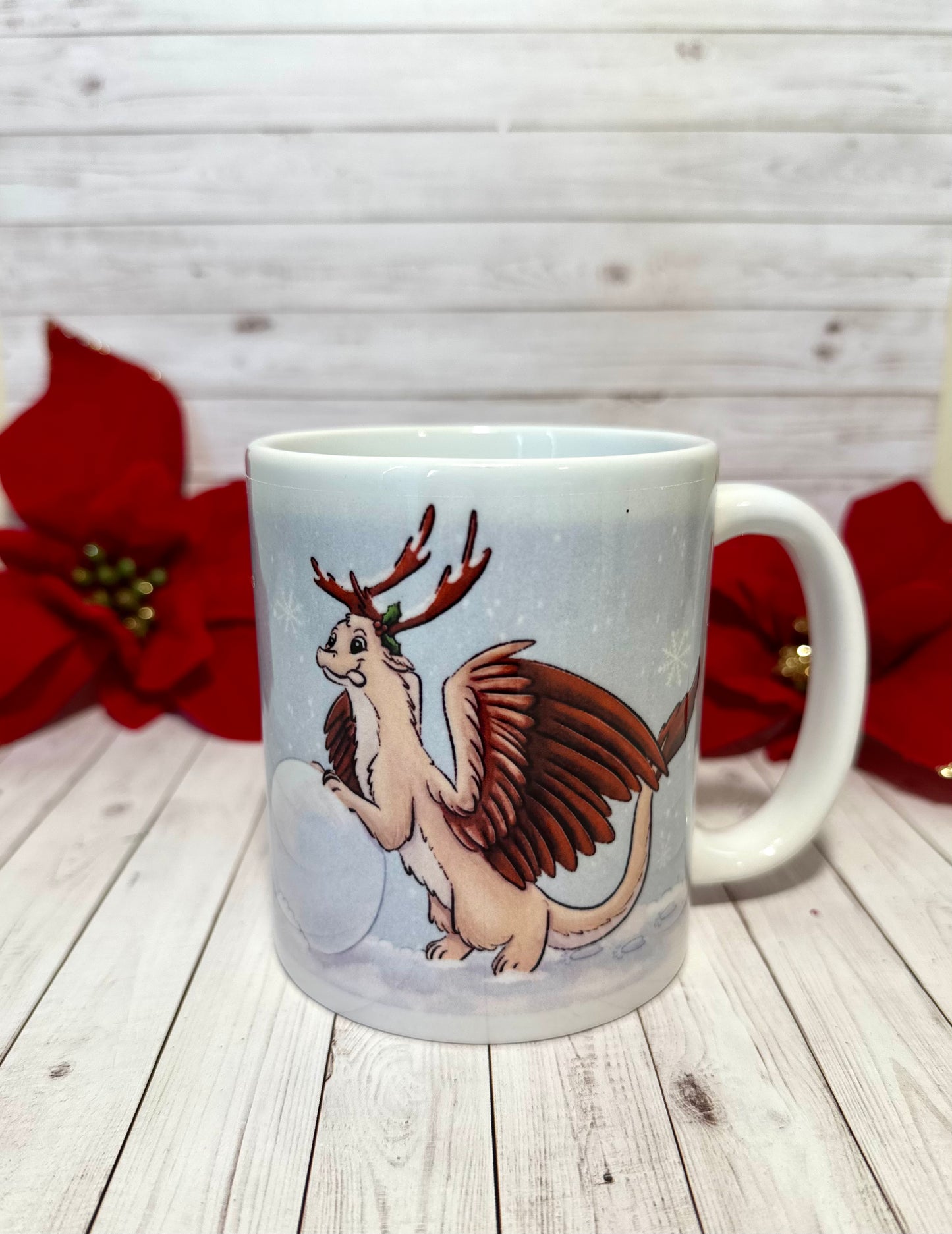 Reindeer Dragon Mug