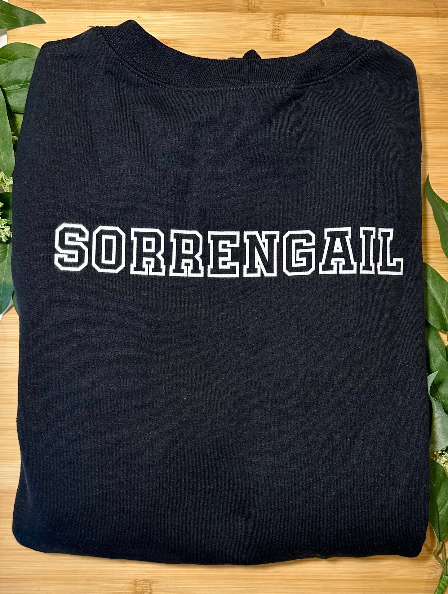 Embroidered Violet Sorrengail Sweatshirt with White Lettering