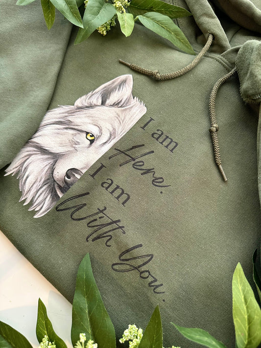 I Am With You Hoodie Sample
