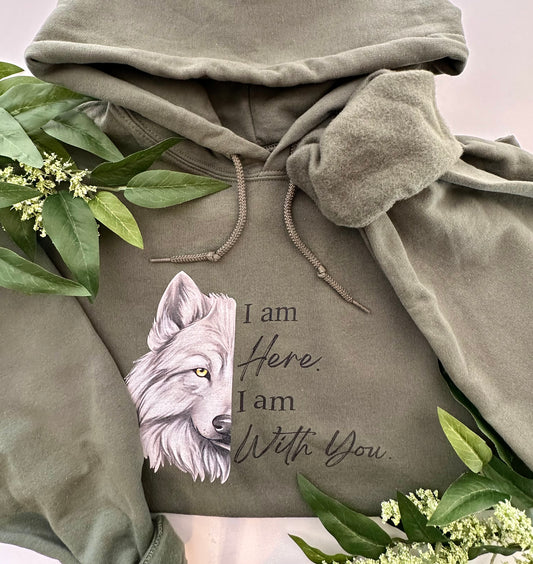 I Am With You Hoodie Sample