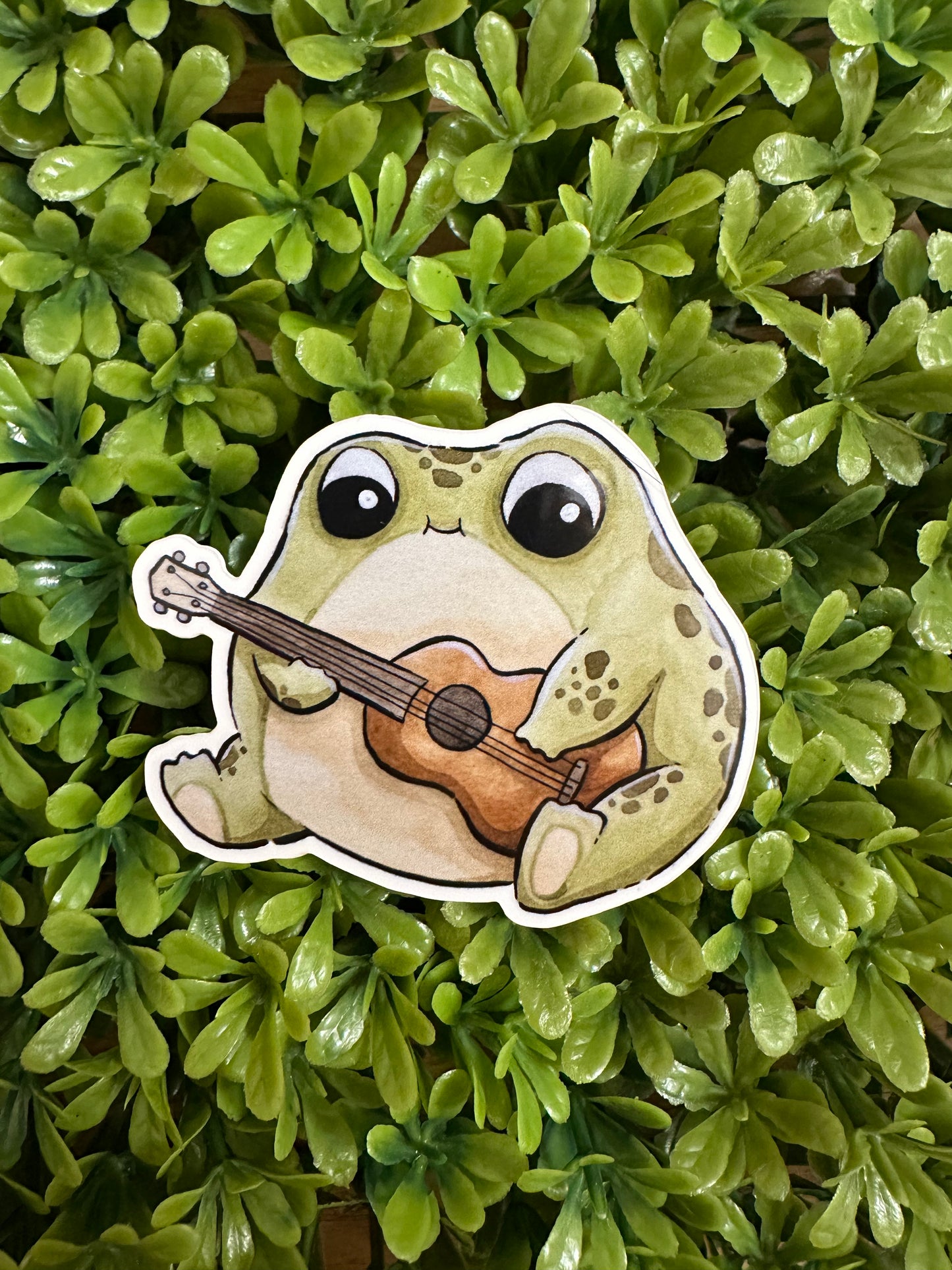 Chubby Frog Sticker