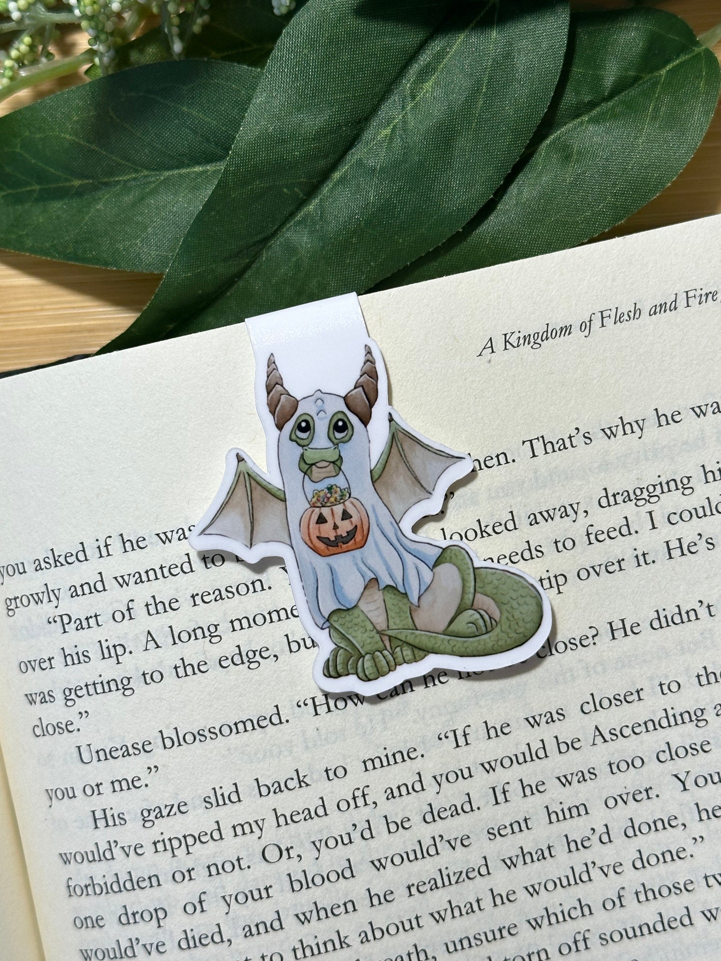 Ghost Dragon Magnetic Bookmark