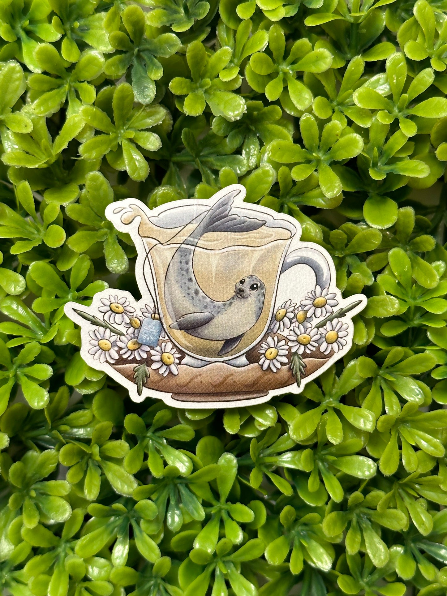 Tea Creatures: Seal Sticker