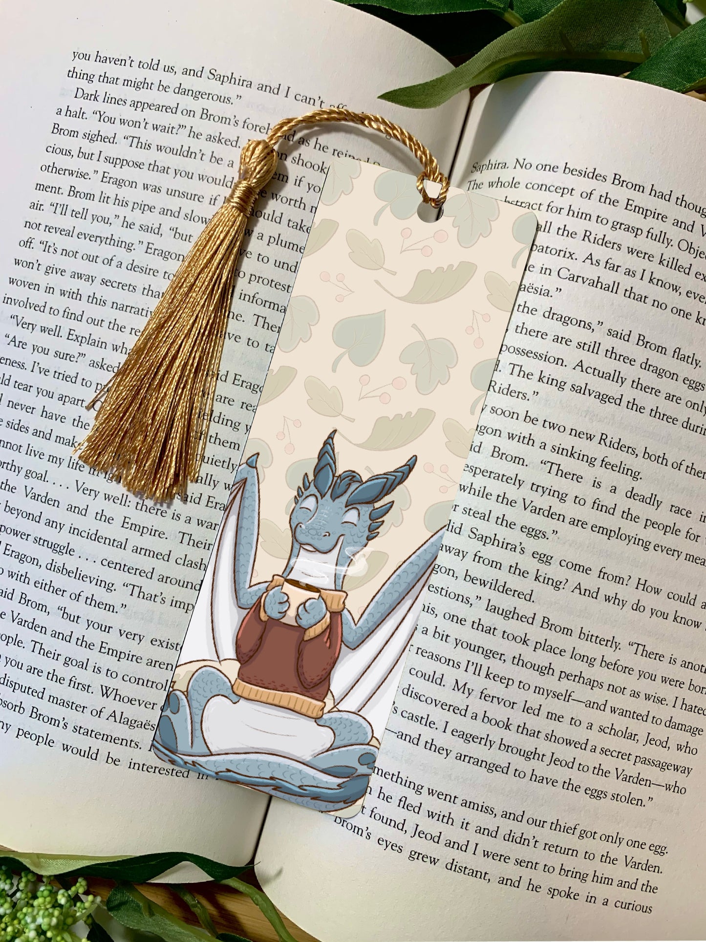 Flaming Hot Coffee Bookmark
