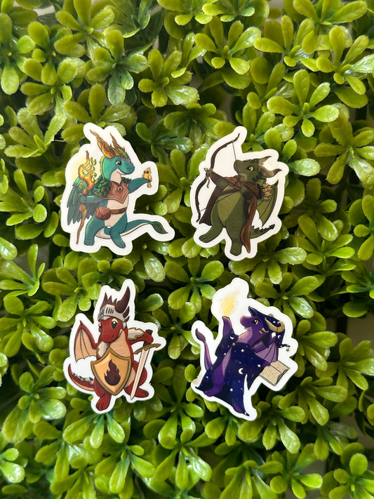 Adventure Dragons Mini Sticker Set