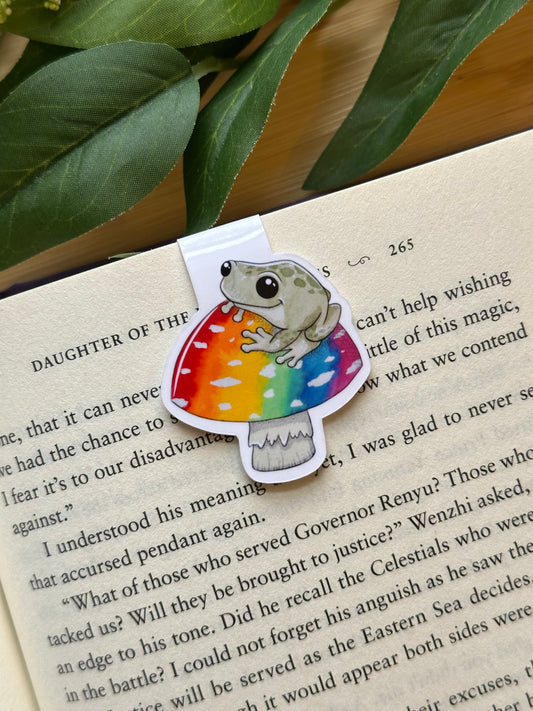 Rainbow Frog Magnetic Bookmark