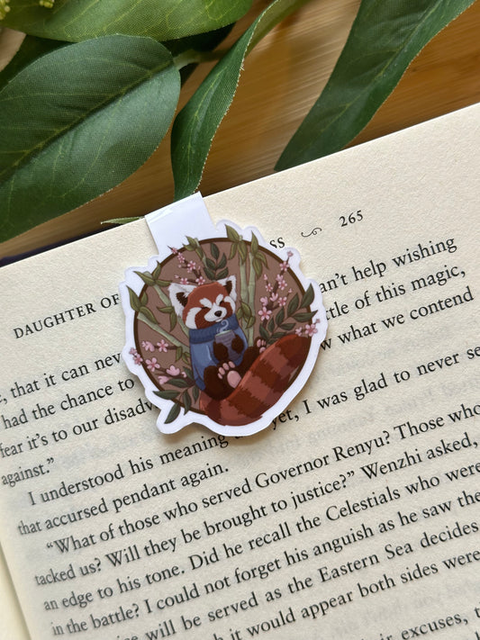 So Matcha Cuteness With Background Magnetic Bookmark