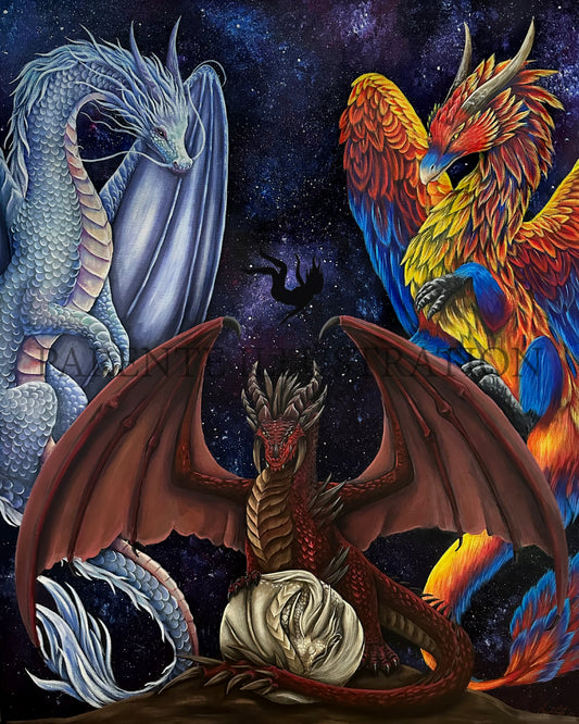 When The Moon Hatched Print