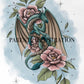 Floral Dragon Print