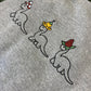 Embroidered Dino Line Sweatshirt