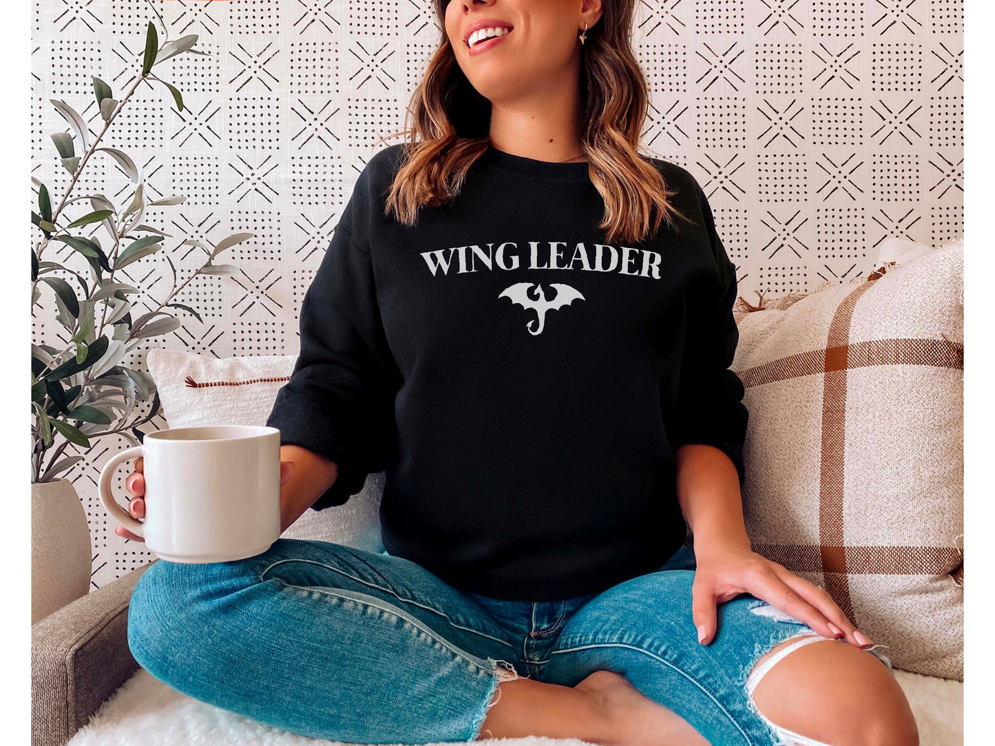 Wing Leader Embroidered Sweatshirt