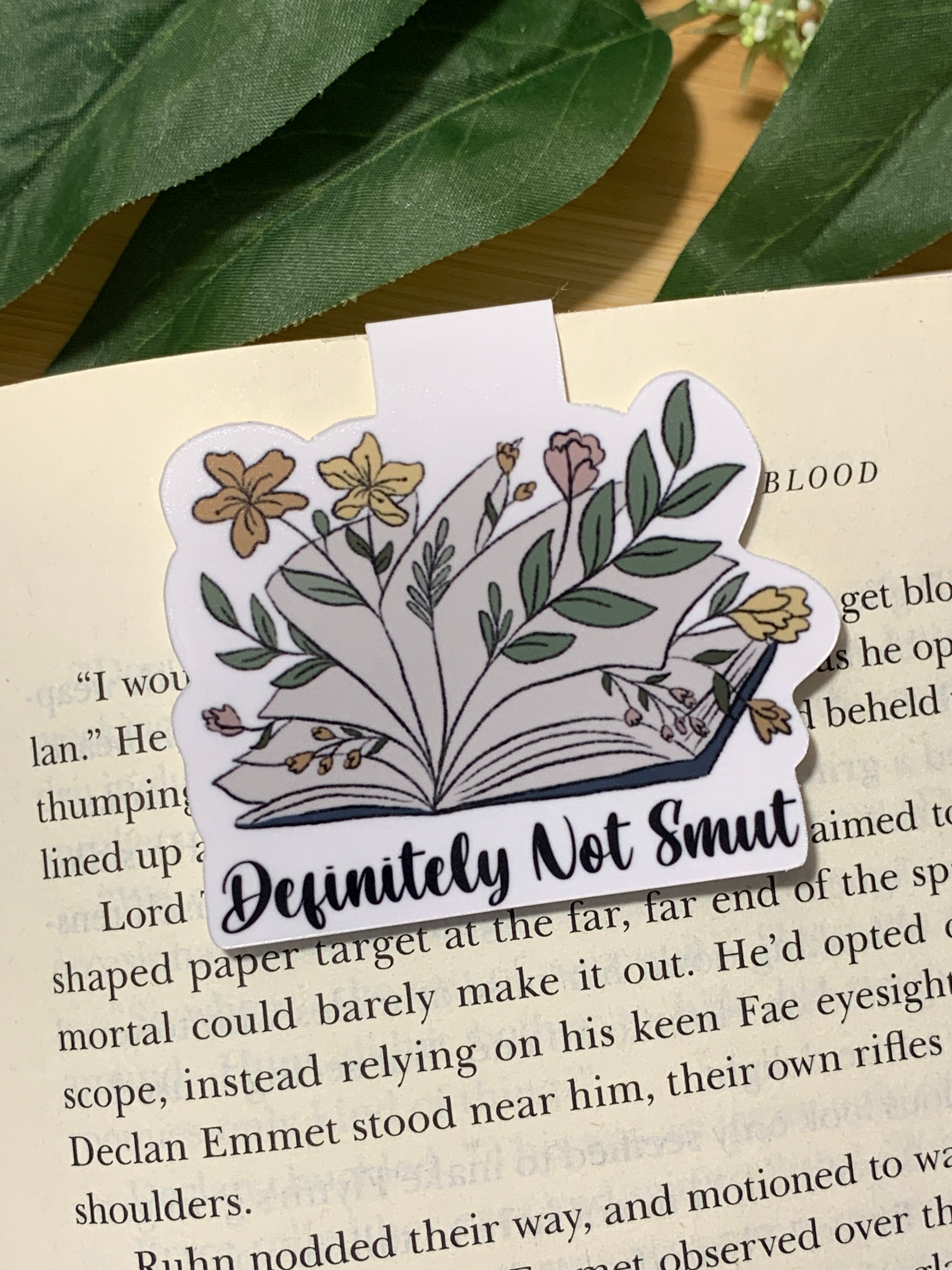 Definitely Nat Definitely Not Smut Magnetic Bookmark – Parente Illustration