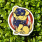 Labrador Superhero Sticker