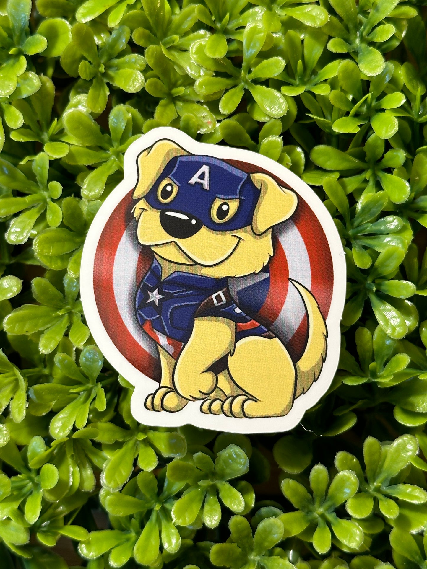 Labrador Superhero Sticker