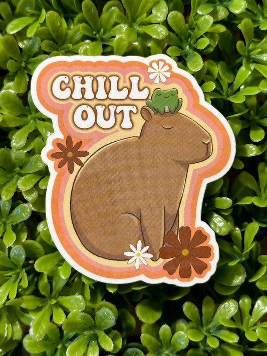 Chill Out Sticker