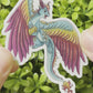 Glitter Citrine Dragon Sticker
