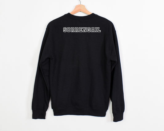 Embroidered Violet Sorrengail Sweatshirt with White Lettering