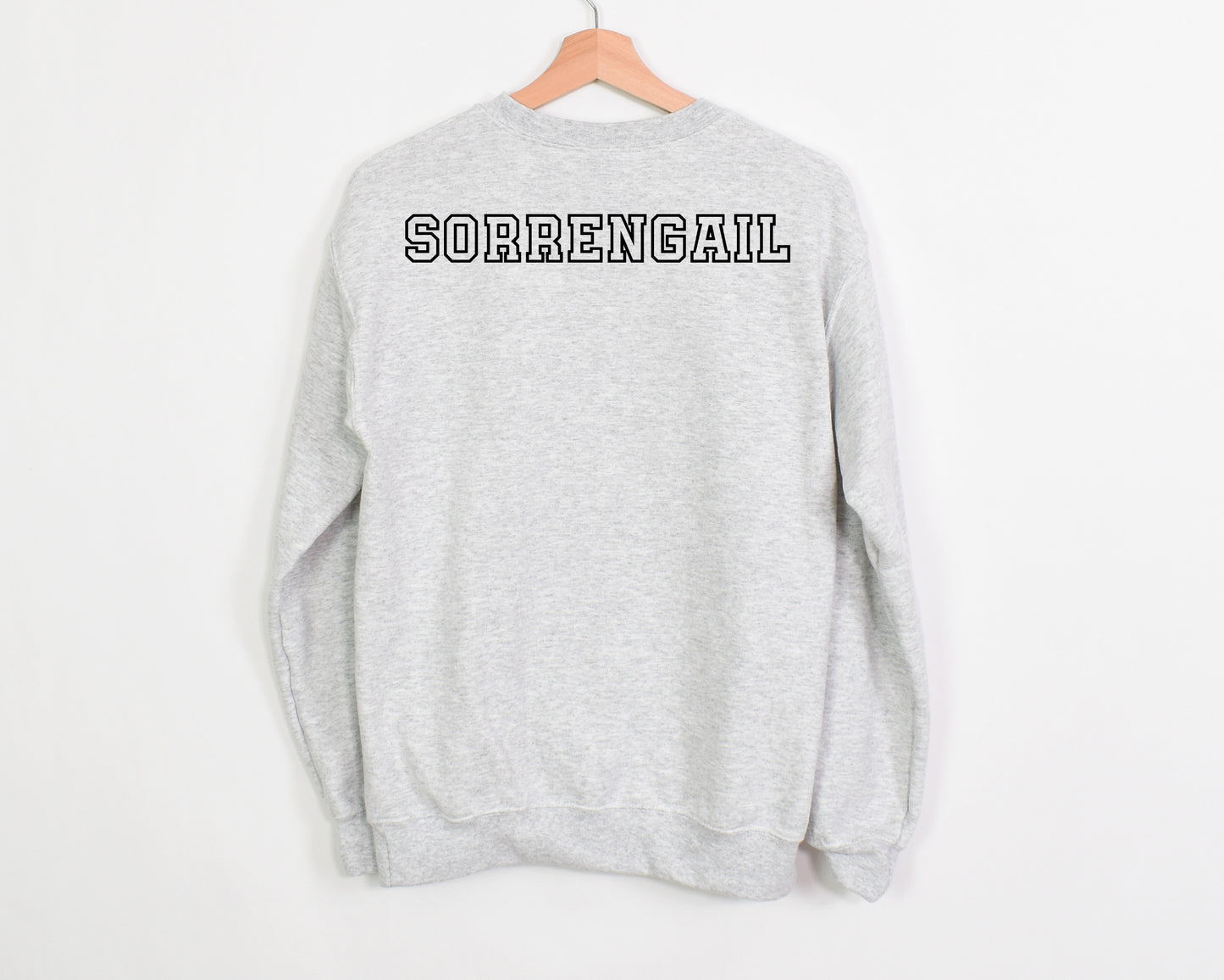 Embroidered Violet Sorrengail Sweatshirt with Black Lettering