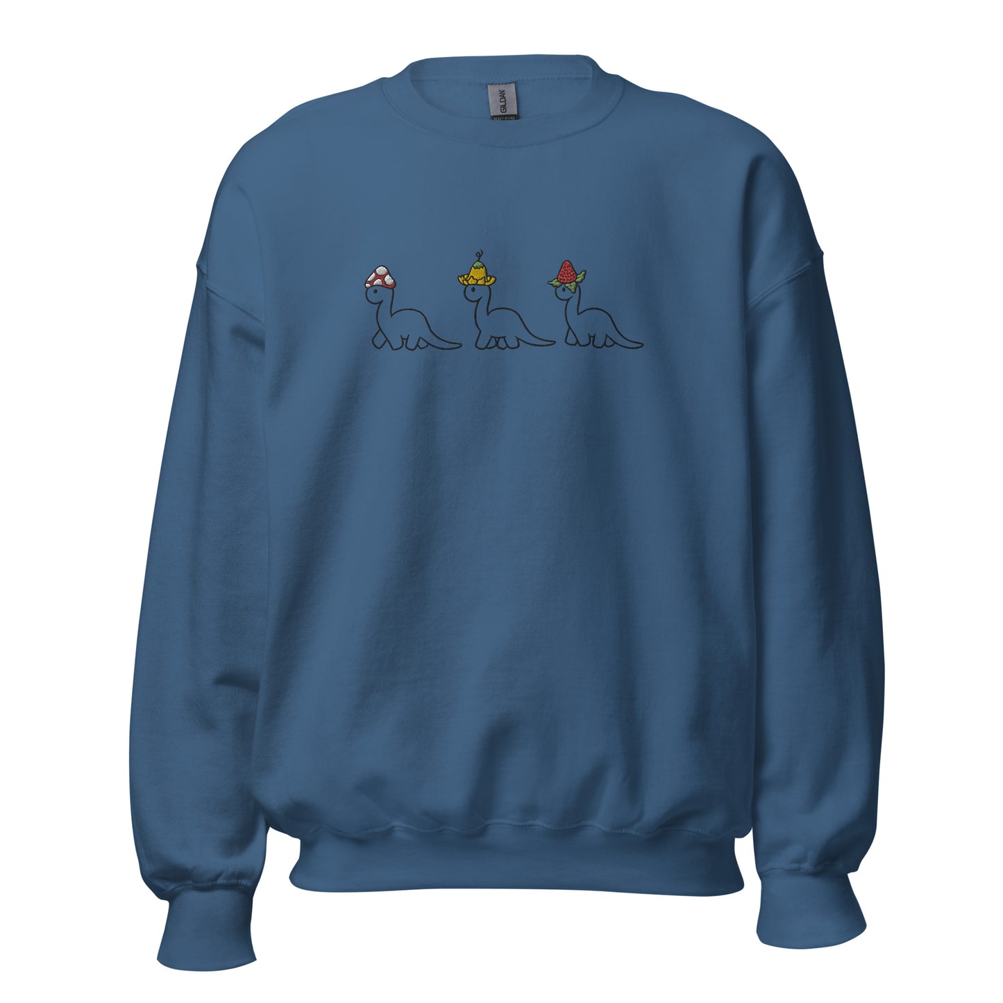 Embroidered Dino Line Sweatshirt