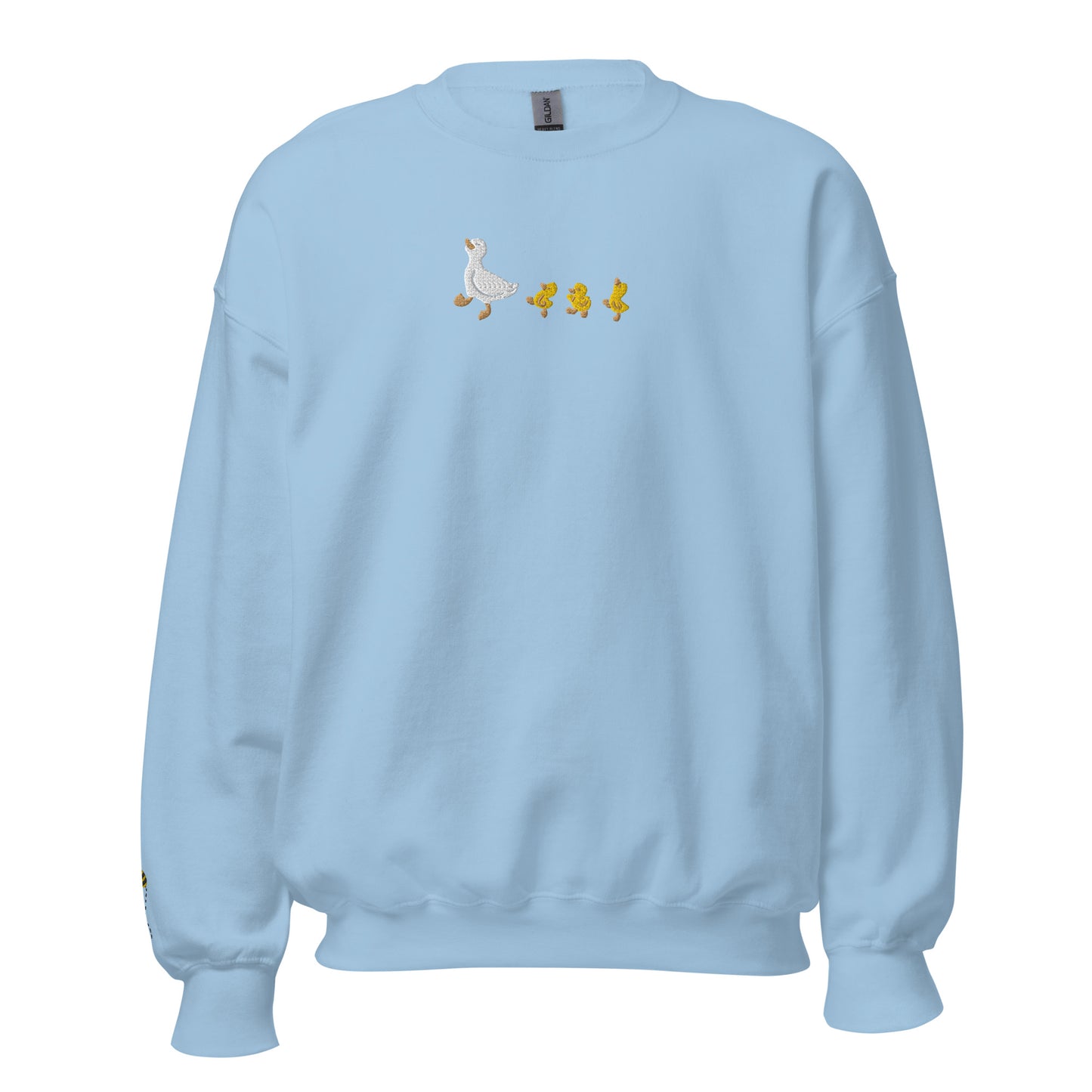 Marching Ducks Embroidered Sweater