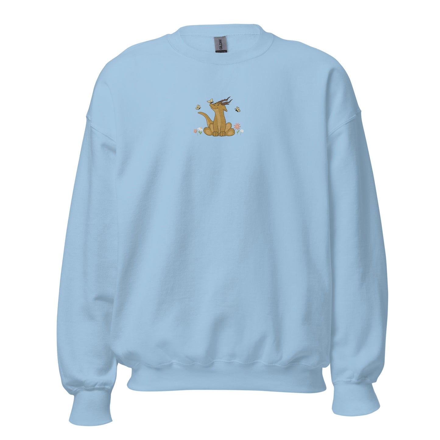 Butterfly Dragon Embroidered Sweatshirt