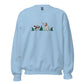 Embroidered Snowfall Buddies Unisex Sweatshirt
