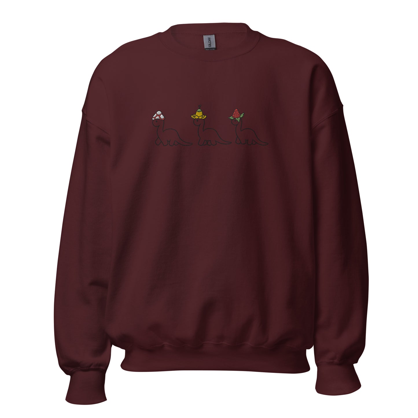 Embroidered Dino Line Sweatshirt