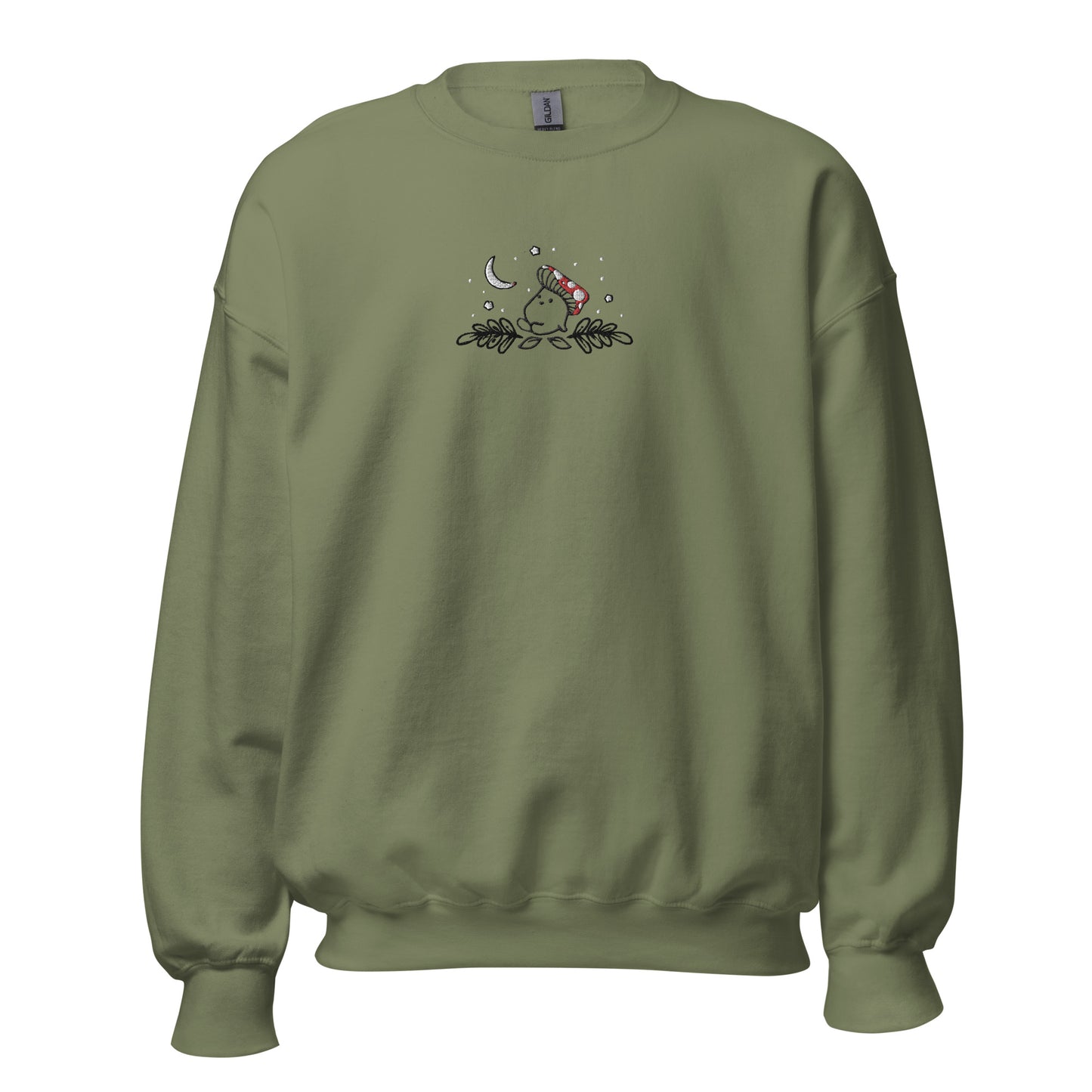 Stargazing Mushroom Embroidered Sweatshirt